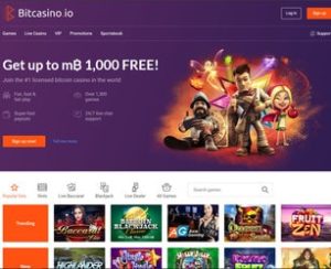 Bitcasino, le casino bitcoin de renom
