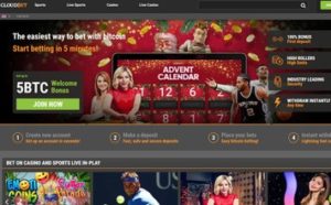 Cloudbet, casino en live Bitcoin